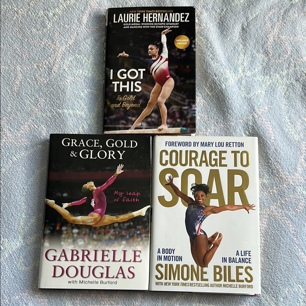 Laurie Hernandez, Simone Biles, and Gabrielle Douglas Books